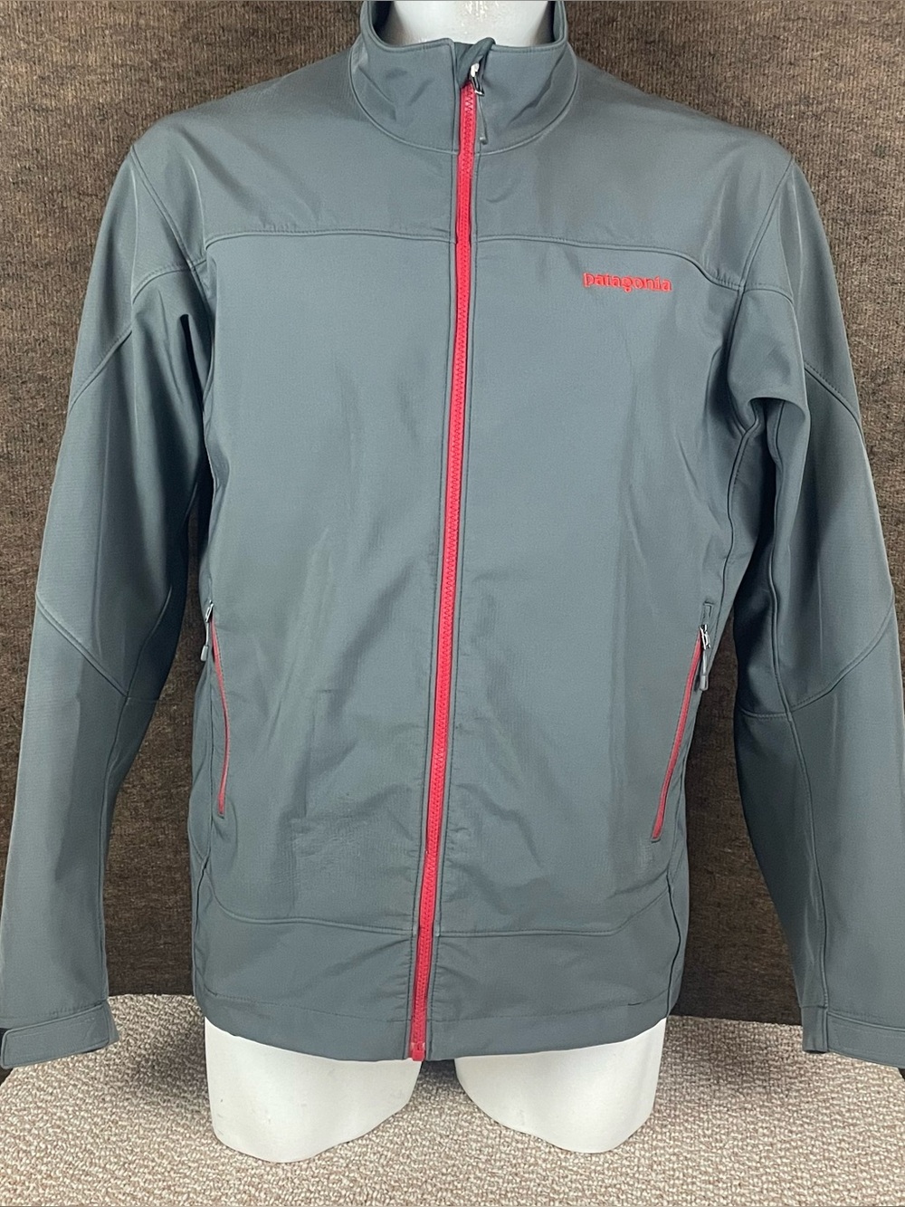 Patagonia Jacket Men’s XL Adze Hybrid Polartec Gray Soft Shell 83390